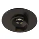 CAPI-FRONT PART 2 FOR SPOT RECESSED BLACK ALUMINUM CABINET (Φ44-Φ22.4MM)X9.6MM