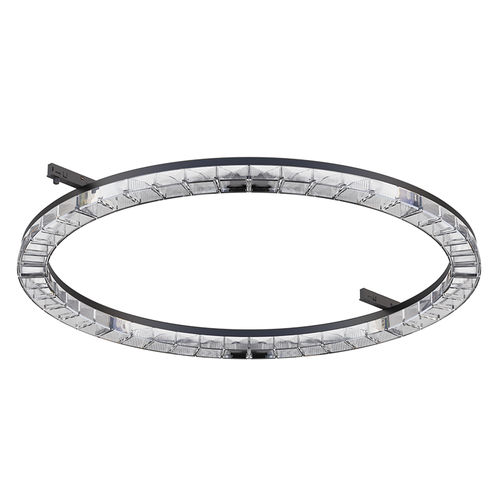 TKOR-MINI TRACK КРЪГЛА ЛИНЕЙНА СВЕТЛИНА ЧЕРНА/БЯЛА 45° ЪГЪЛ НА ЛЪЧА 30W 3000K 24V DC 5 ГОДИНИ ГАРАНЦИЯ