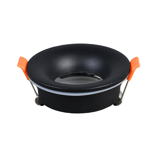 SPOT RECESSED FIXED BLACK CONVENTIONAL 1XGU10 IP54 Φ85Χ50ΜΜ