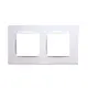 PRIME 2 GANG FRAME CLASSIC IP20 WHITE