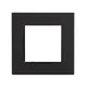 PRIME 1 GANG FRAME CLASSIC IP20 MAT ANTHRACITE
