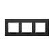 PRIME 3 GANG FRAME CLASSIC IP20 MAT ANTHRACITE