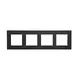 PRIME 4 GANG FRAME CLASSIC IP20 MAT ANTHRACITE