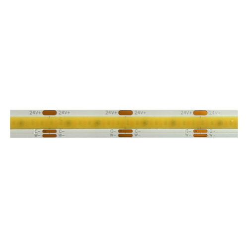 LED COB STRIP 24V DC 7W/M CCT 630LM/M IP20 10mm Ra90 608LEDS/M 5M REEL 3YRS