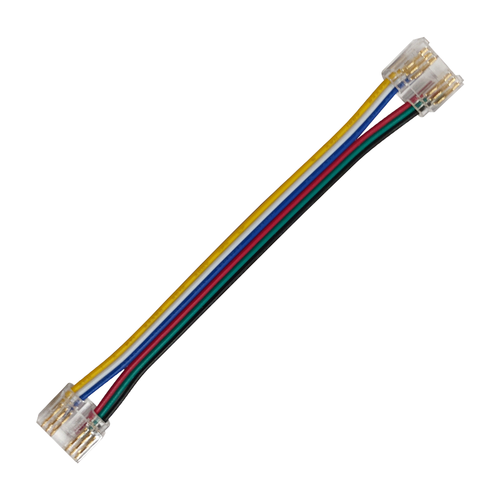Конектор за COB RGB CCT лента, ширина 12 мм, PCB – 10 см, 6 проводника в средата