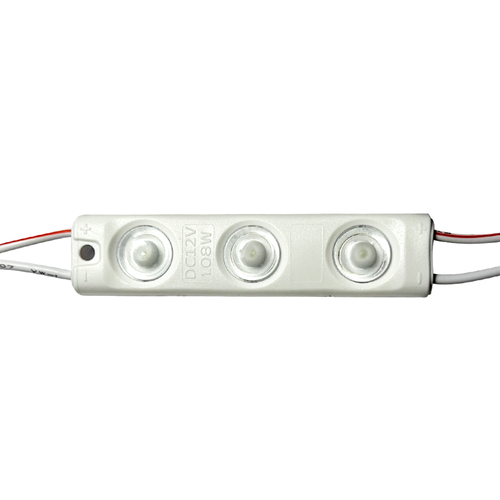 LED модул 12V PC, 1,08W, 6500K, 180 lm/м, 50 000 ч, IP66, Ra70, 5 години гаранция, 3 броя