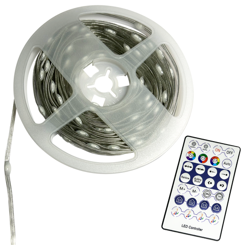 LED лента 5V DC, RGB, IP54, 100 LED/м, ролка 10 м, 2 години гаранция