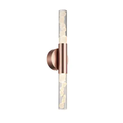 OASIS – стенен аплик от бронзов алуминий, LED COB 13W, CCT, 650 lm, IP20, 120 × 88 × 533 мм