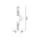 OASIS-WALL LAMP-SAND WHITE ALUMINIUM+IRON+ACRYLIC LED COB 13W CCT 650LM IP20 120X88X533MM - изображение 2