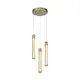 CANDELERA-PENDANT LAMP*3 GOLD ALUMINIUM LED SMD 21W CCT 1470LM IP20 265X1500MM