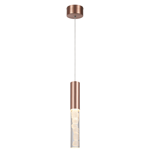 OASIS – висяща лампа от бронзов алуминий, LED COB 7W, CCT, 350 lm, IP20, 50 × 50 × 1500 мм