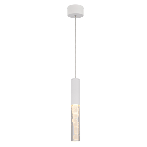 OASIS-PENDANT LAMP SAND WHITE ALUMINIUM LED COB 7W CCT 350LM IP20 50X50X1500MM