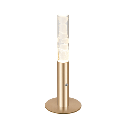 OASIS – настолна лампа от златист алуминий, LED COB 7W, димируема, 2700K, 350 lm, IP20, 150 × 150 × 380 мм