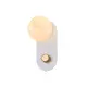 MARBELLA-WALL LAMP SAND WHITE ALUMINIUM LED SMD 11W DIMMABLE 2700K 715Lm IP20 140X182X300MM