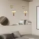 ASIAN – стенен аплик от златист алуминий, LED SMD 11W, CCT, 715 lm, IP20, 164 × 222 × 400–700 мм - изображение 2