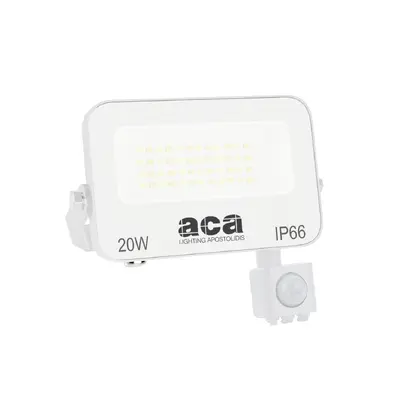 LED SMD бял прожектор с датчик 20 W — 3 CCT, 2000 lm, IP66