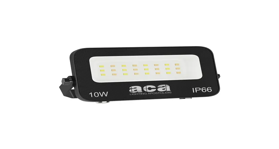 LED SMD BLACK FLOOD LUMINAIRE 10W 3CCT 1000LM 185-265V RA>80 IP66