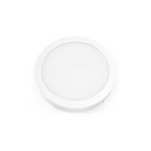 P/O LED SLIM PANEL WHITE ROUND CEIL.18W 4000K 1730Lm Φ209 230V AC Ra80