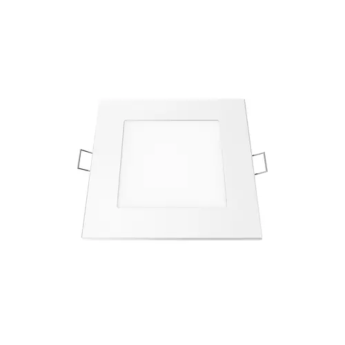 P/O LED SLIM PANEL WHITE SQUARE REC. 6W 4000K 470Lm 118mm 230V AC Ra80