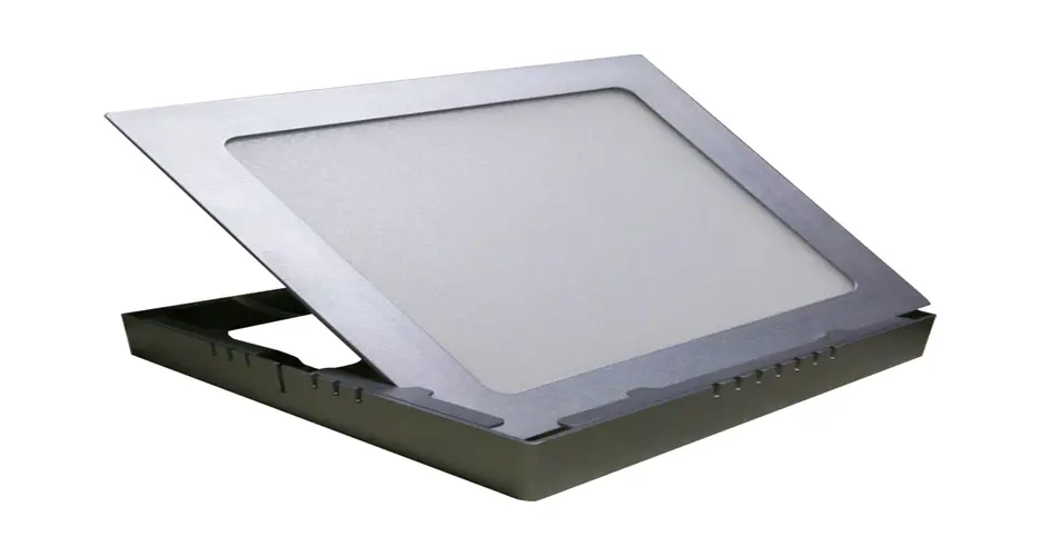 P/O СРЕБЪРЕН LED КВАДРАТЕН ТЪНЪК ПАНЕЛ 14W 3000K 950Lm 230V 170X170 Ra80