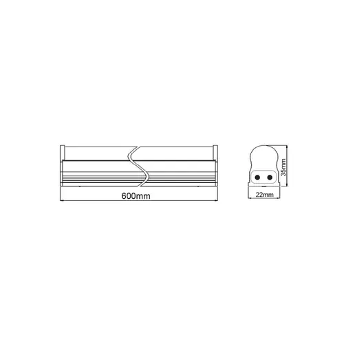 ЛЕД ЛАМПА ОN-OFF 8W 600mm 4000K 820Lm 230V 180° Ra80 - изображение 2