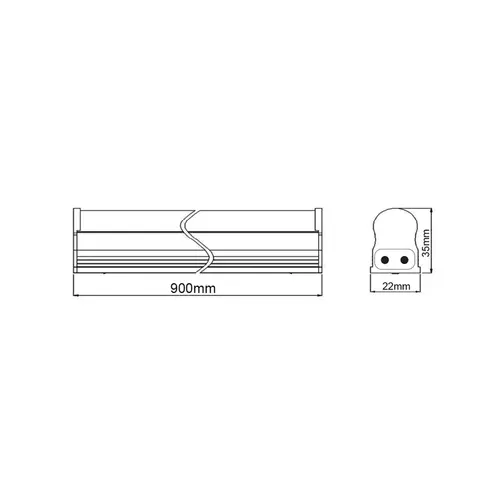ЛЕД ЛАМПА ОN-OFF 13W 900mm 3000K 1400Lm 230V 180° Ra80 - изображение 2
