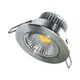 P/O КРЪГЪЛ ЧЕРЕН МАТ ДВИЖ. LED СПОТ 6W 3000K 410Lm COB 230V 60° Ra80