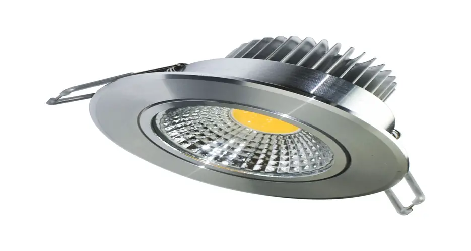 P/O КРЪГЪЛ ЧЕРЕН МАТ ДВИЖ. LED СПОТ 6W 3000K 410Lm COB 230V 60° Ra80