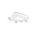 P/O SQUARE W CEIL.LED SLIMPANEL 8W 3000K 490Lm 230V 120X120 Ra80 - изображение 2