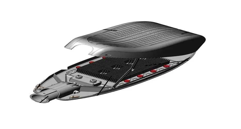 P/O  LED CURVE STREET LUMINAIRE 150W 4500K 14.160LM 230V CREE- MOSO - изображение 2