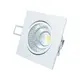 P/O КВАДРАТЕН БЯЛ МЕХ. LED СПОТ 6W 4000K 430Lm COB 230V 60° Ra80