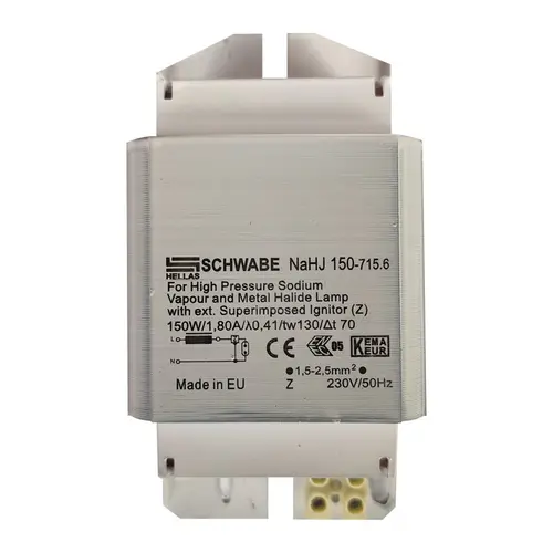 Ballast for HPS lamp 150W