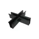 MATTE BLACK CONNECTOR "+" FOR MAGNETIC RECESSED TRACK