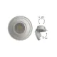 P/O SPOT RECESSED WHITE MATT 10W COBEPISTARLED 4000K 750LM 0-359 0-80