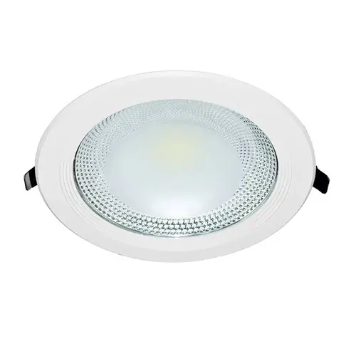 P/O ВГРАДЕН ТАВАНЕН ЛУМИНАТОР БЯЛ 20W 6000K COB 1860Lm 120° ΦΚ.200