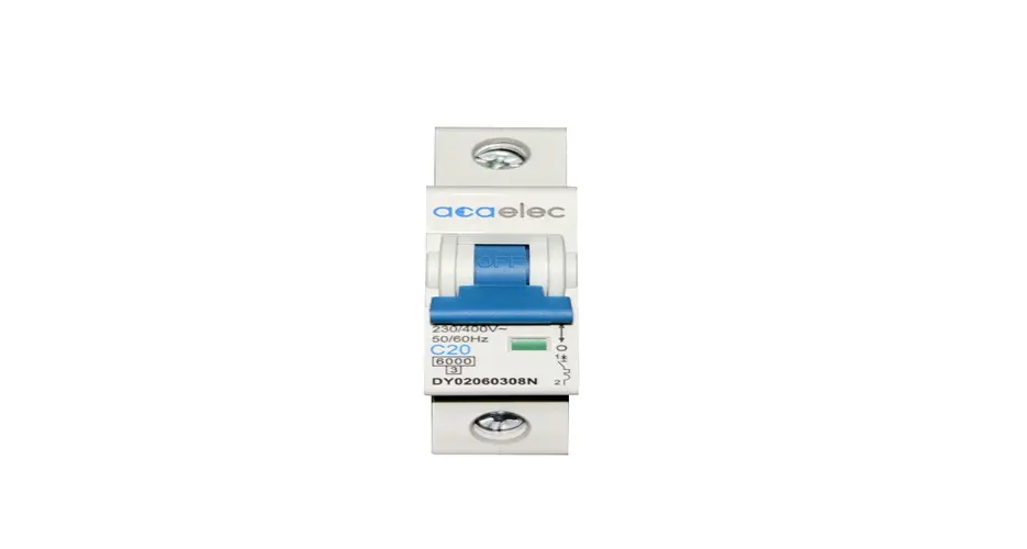 MCB 1P C20 6KA 1M
