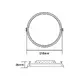 P/O LED PANEL WHITE ROUND 22W 3000K 2150Lm  Φ225x28mm 230V AC Ra80 - изображение 3