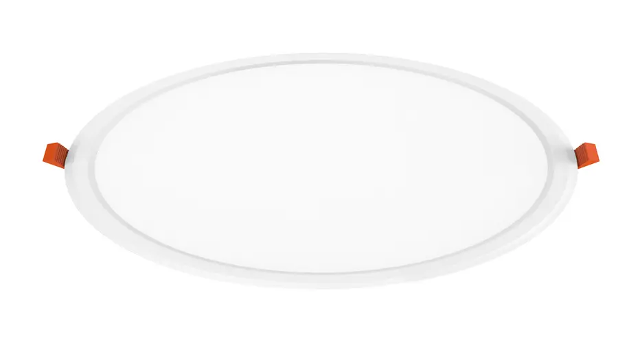 P/O LED PANEL WHITE ROUND 22W 3000K 2150Lm  Φ225x28mm 230V AC Ra80