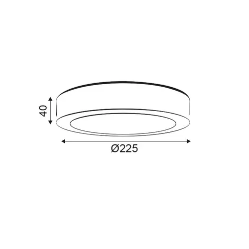 P/O ROUND W  CEIL LED SLIM PANEL 20W 3000K 1440Lm 230V Φ225 Ra80 - изображение 2