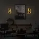 СТЕННА ЛАМПА С ДВЕ СВЕТЛИНИ - ЧЕРЕН МЕТАЛ LED 2X 5W 2700K IP20 100x100x380mm - изображение 3
