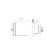 ВЕНТИЛАТОР ЗА ВЪЗДУХ ТИХ БЯЛ ABS ПЛАСТМАСА 7 ПЕРКИ 17W 220V 175x175x117mm - изображение 2