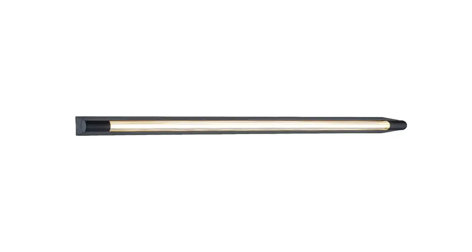 IMPERIAL-СТЕННА ЛАМПА ПЯСЪЧНО ЧЕРЕН АЛУМИНИЙ LED SMD 9W 3000K 540 LM IP44 600x78x60mm