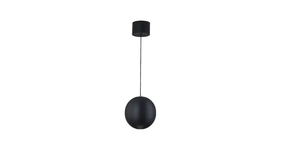 ELLITON- ВИСЯЩА ЛАМПА ПЯСЪЧНО ЧЕРНО АЛУМИНИЙ LED SMD 4W 2700K 280LM IP20 Φ127x1500мм