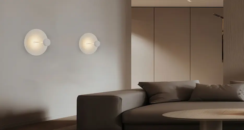 LOFTY-АПЛИК ПЯСЪЧНО БЯЛО АЛУМИНИЙ LED SMD 8W 2700K 560LM IP20 Φ300x113мм - изображение 3