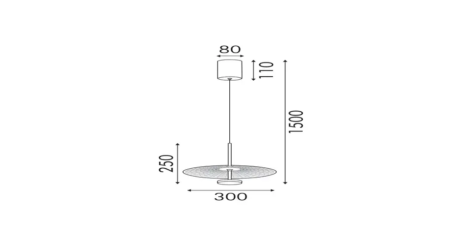 LOFTY- ВИСЯЩА ЛАМПА ПЯСЪЧНО ЗЛАТО АЛУМИНИЙ LED SMD 12W 2700K 912LM IP20 Φ450x1500мм - изображение 2