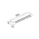 IMPERIAL-WALL LAMP SAND BLACK ALUMINIUM LED SMD 9W  3000K 405LM IP20 400x78x60mm - изображение 2