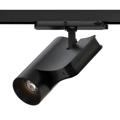 AI SARA TRACK BLACK ALUMINUM SPOT WITH DUAL 4-WIRE SENSOR & BLUETOOTH 35W RGBW 220–240V 36° 186 × 175 × 150mm