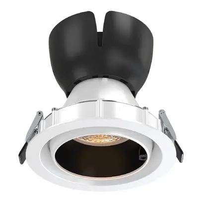 AI LUKA DOWNLIGHT BLACK ALUMINUM WITH SINGLE SENSOR & BLUETOOTH 15W RGBW 220–240V 24° D120 × 115mm