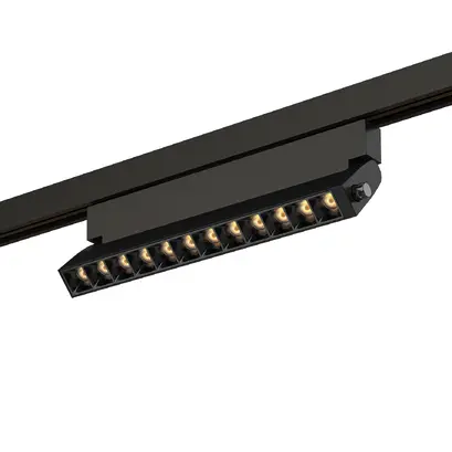AI AURA МАГНИТЕН СПОТ ЧЕРЕН АЛУМИНИЙ С ДВОЕН СЕНЗОР & BLUETOOTH 15W CCT 45-48V 36° 288 × 110 × 24.3mm