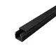 12x12mm SELF-ADHESIVE CABLE CHANNEL 2mULTRA CHARCOAL COLOR